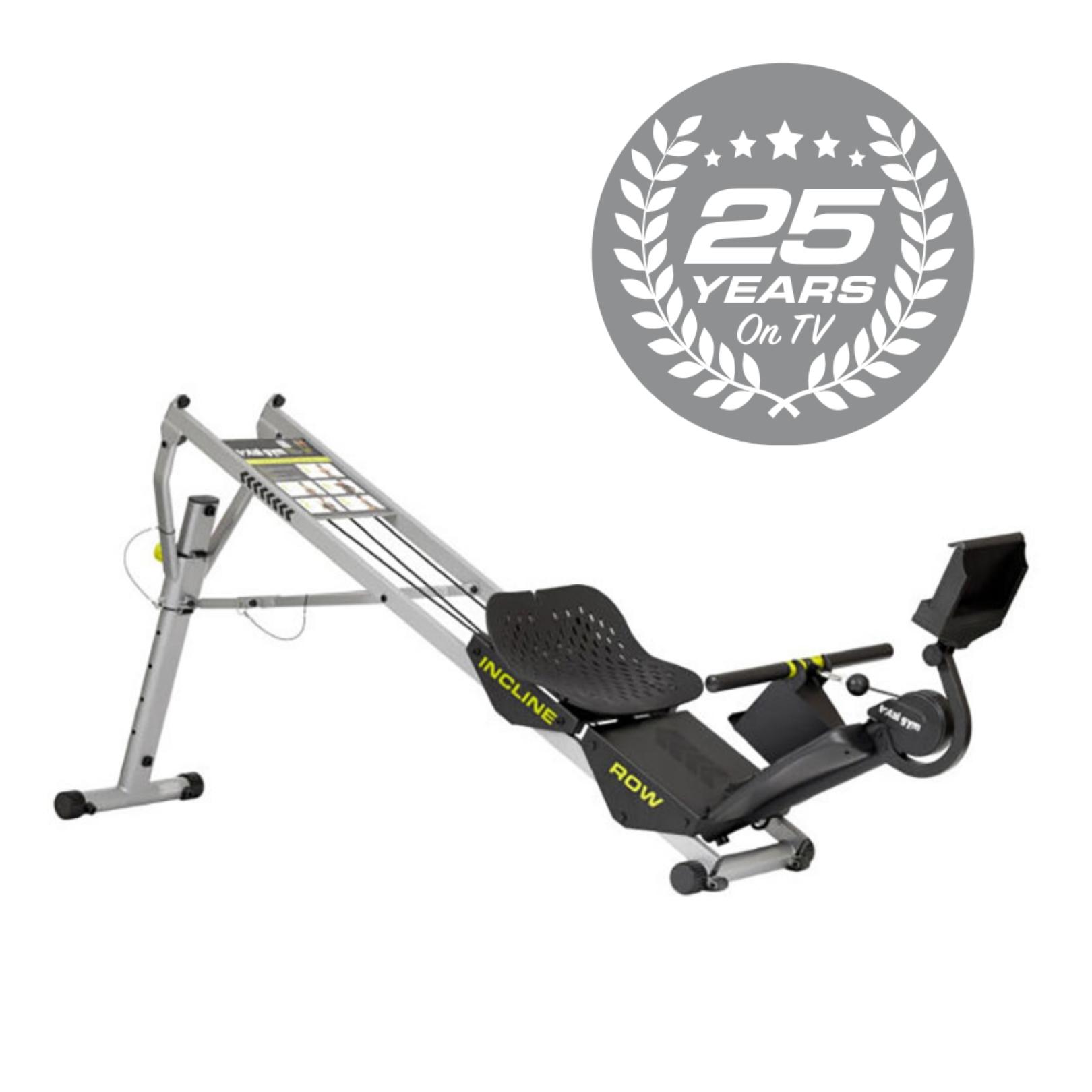 Total Gym Ergonomic Incline Rowing Machine with 6 Levels of Resistance