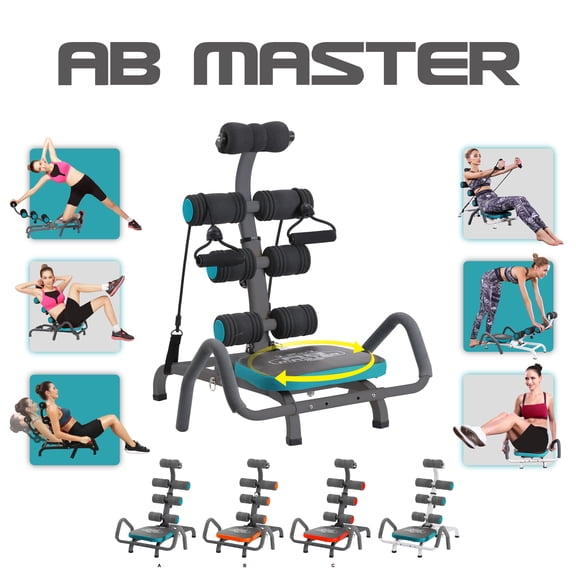 Total Gym Machine, Ab Workout Equipment, Adjustable Ab Machine for Stomach Workout, Sit Up Exercise Equipment for Home Workouts,Ab Rowing Machine With Resistance Bands