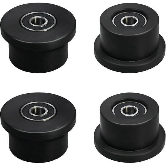 Total Gym Replacement Wheels/Rollers - Compatible with Models 1000 to 1900, Supreme, Gold, 4-Pack