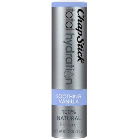 Total Hydration Lip Balm, Soothing Vanilla 0.12 oz (Pack of 4)