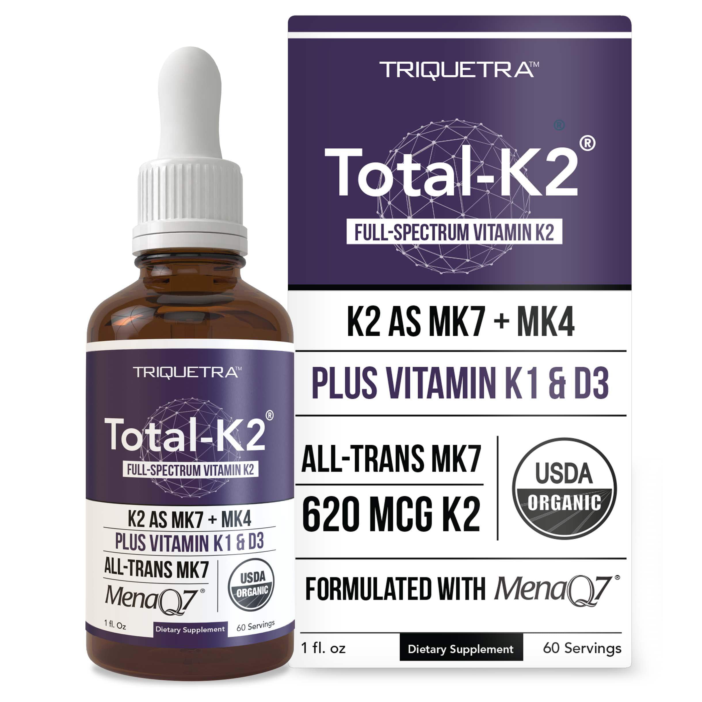 Triquetra Health Total K2: Full-Spectrum Vitamin K2 (Liquid)