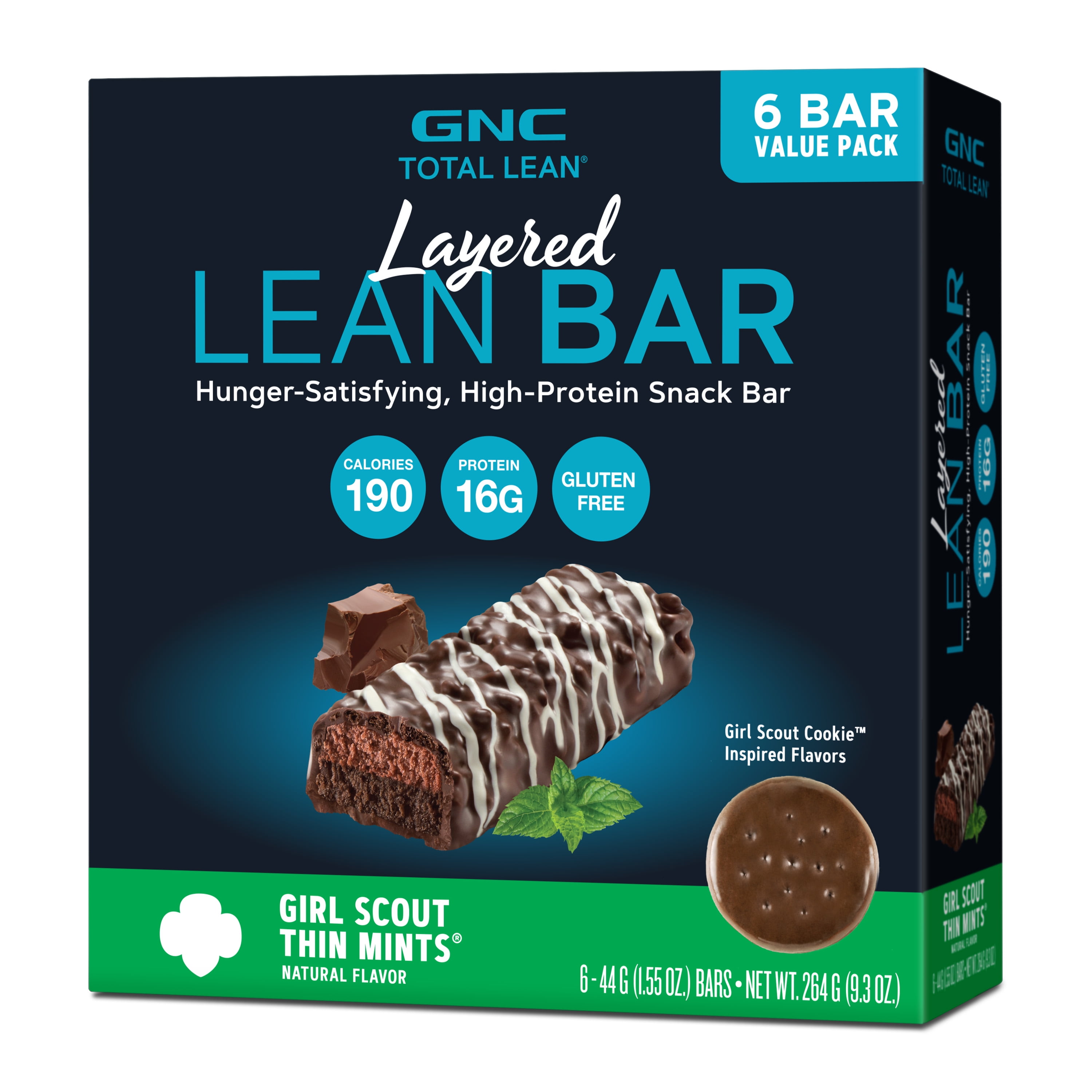 Total Lean® Lean Shake™ 25 Protein Meal Replacement Powder, Girl Scouts  Thin Mints®, 1.38 lbs, 12 SRV 