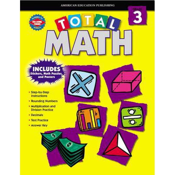 Pre-Owned Total Math: Grade 3 [With Stickers] (Paperback) 076963513X 9780769635132