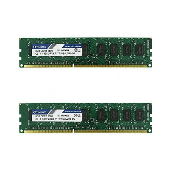 Total Micro 8GB DDR3 1600MHz PC3-12800 240-Pin 2Rx4 Cl11 1.35V