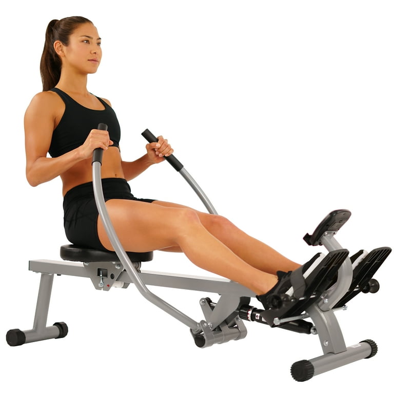 Total Motion Rowing Machine Rower with Full Arm Extensions, 350 lb
