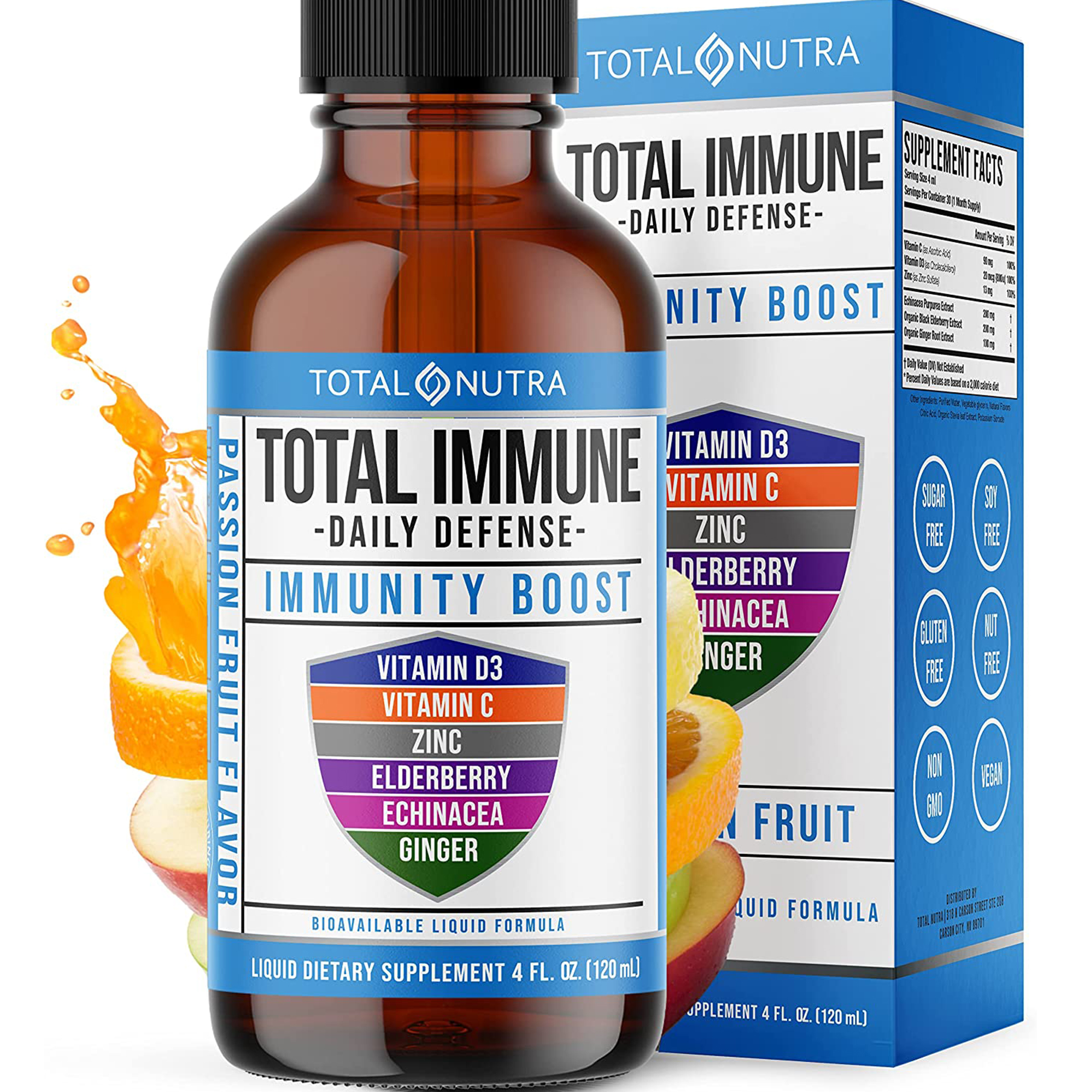 Total Nutra 6in1 Liquid Multivitamin Supplement Immunity Drops