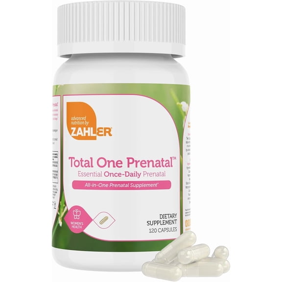 Total One Prenatal, 120 Capsules, Zahler