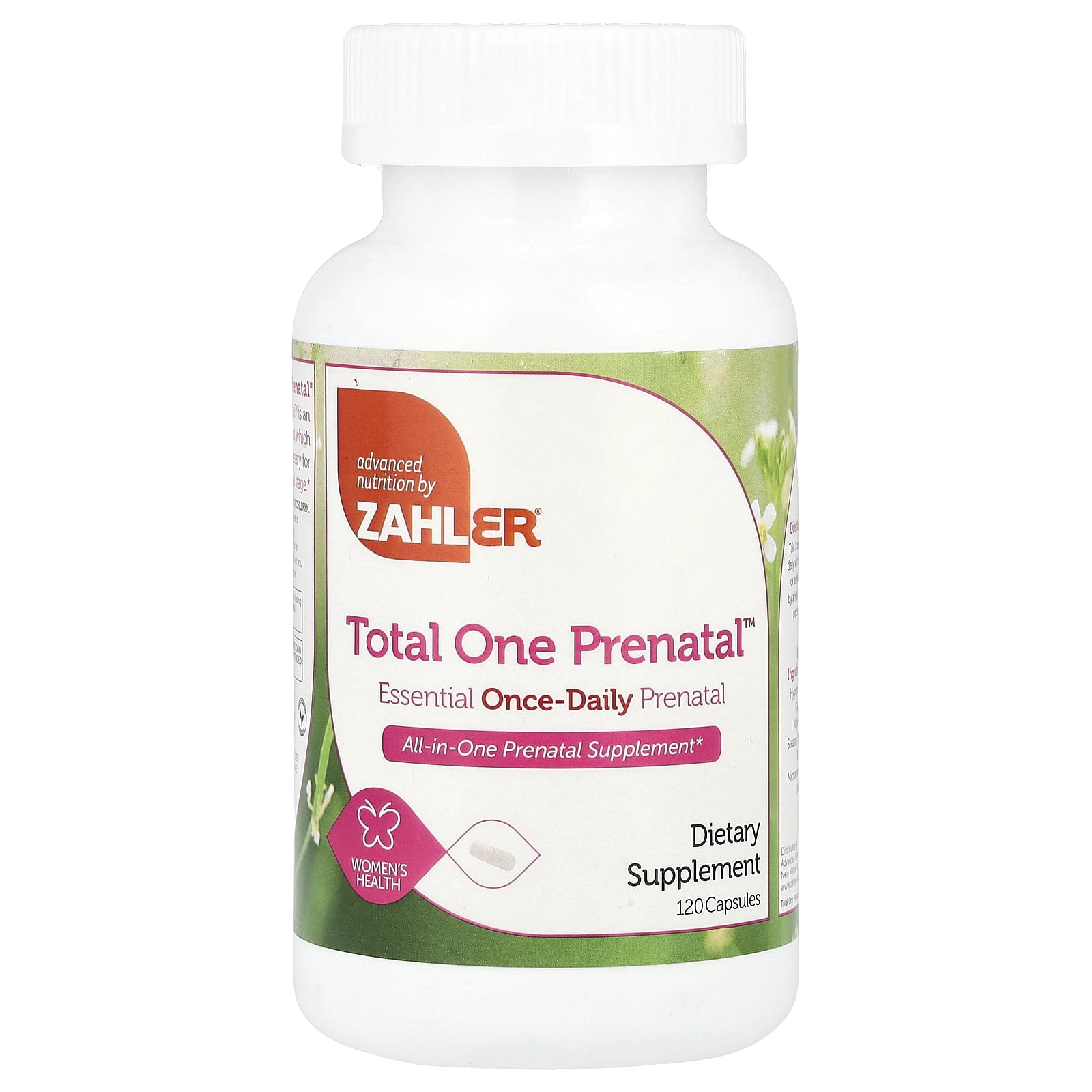 Total One Prenatal, 120 Capsules, Zahler