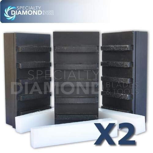Total Polishing System EDCO6 Diamond Blocks with 5 piece segments (6 Packs)