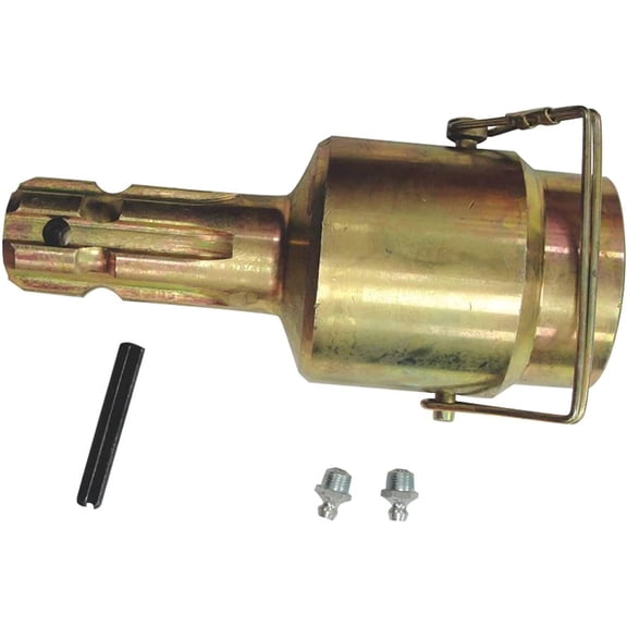Total Power Parts Over Running Coupler 3013-1001 Compatible with/Replacement for Tractors 1/8" 6 Spline Female to 1 3/8" Male Connection. for Use with 540 RPM PTO