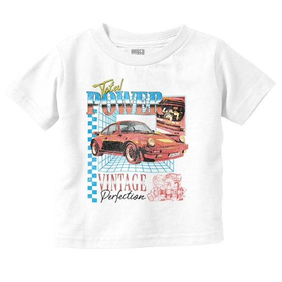 Total Power Vintage Muscle Car Engine Youth T Shirt Tee Boys Infant Toddler Brisco Brands 6M