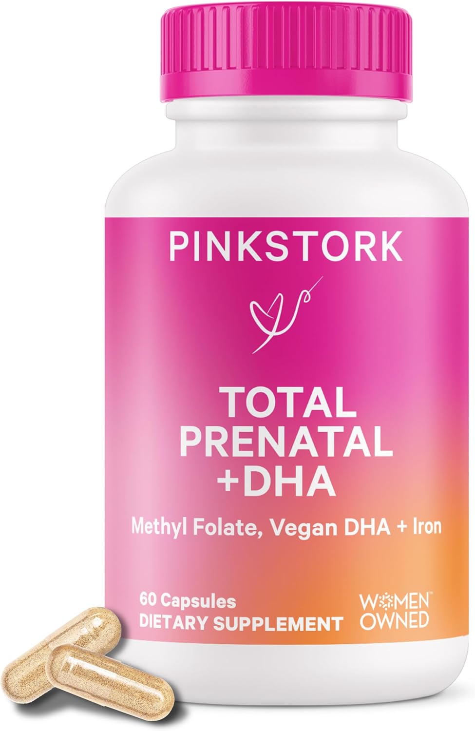 Total Prenatal Vitamins with DHA, Folate, Iron, Choline, and Vitamin