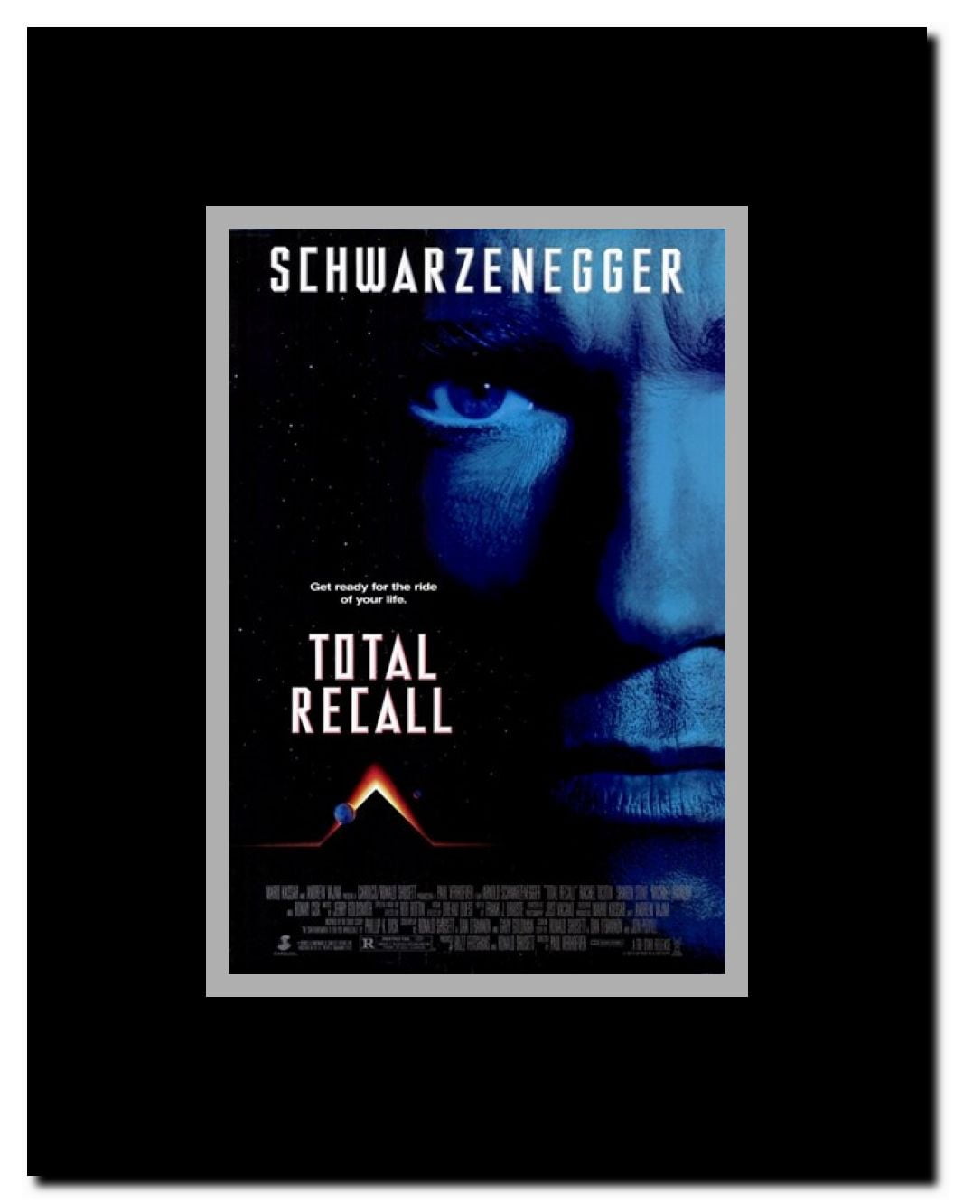 Total Recall Framed Movie Poster