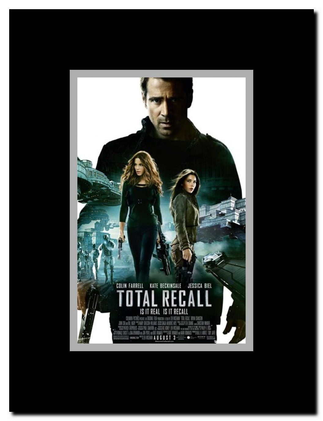 Total Recall Framed Movie Poster