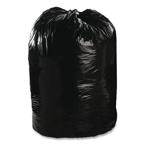 Total Recycled Content Plastic Trash Bags, 56 gal, 1.5 mil, 43" x 49", Black/Brown, 100/Carton | Bundle of 2