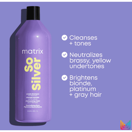Total Results So Silver Shampoo by Matrix for Unisex - 33.8 oz Shampoo