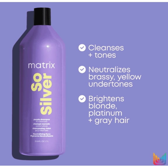 Total Results So Silver Shampoo by Matrix for Unisex - 33.8 oz Shampoo