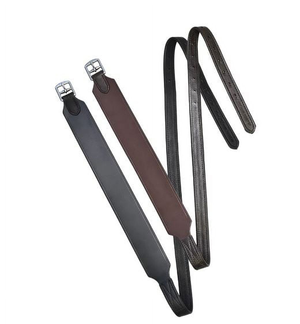 Total Saddle Fit Stability Stirrup Leathers Jump Wide Body English