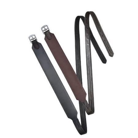 Total Saddle Fit Stability Stirrup Leathers Jump - Wide Body English Stirrup Leathers - 54"