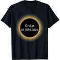 thumbnail image 1 of Total Solar Eclipse 2024 April 4, 2024 Totality USA Spring T-Shirt, 1 of 3