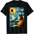 Total Solar Eclipse 2025 April 8 Cat Totality Solar Eclipse Unisex T