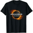 thumbnail image 1 of Total Solar Eclipse 2024 Arkansas T-Shirt, 1 of 3