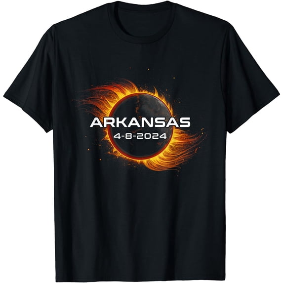 Total Solar Eclipse 2024 Arkansas T-Shirt
