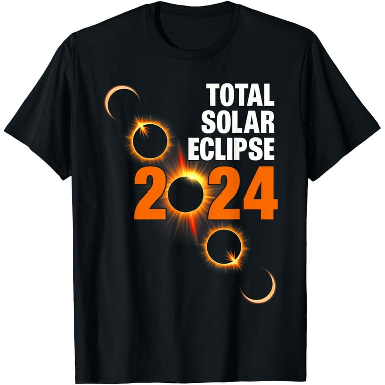 Total Solar Eclipse 2024 Astronomy Astronomers Mens Womens T-Shirt