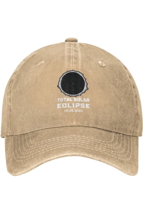 Total Solar Eclipse 2024 Baseball Hat Total Solar Eclipse 2024 Fashionable Hats for Womens Gym Hat