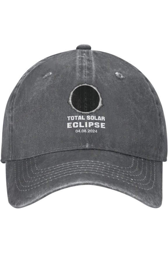Total Solar Eclipse 2024 Baseball Hat Total Solar Eclipse 2024 Fashionable Hats for Womens Gym Hat