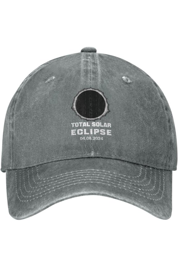 Total Solar Eclipse 2024 Baseball Hat Total Solar Eclipse 2024 Fashionable Hats for Womens Gym Hat