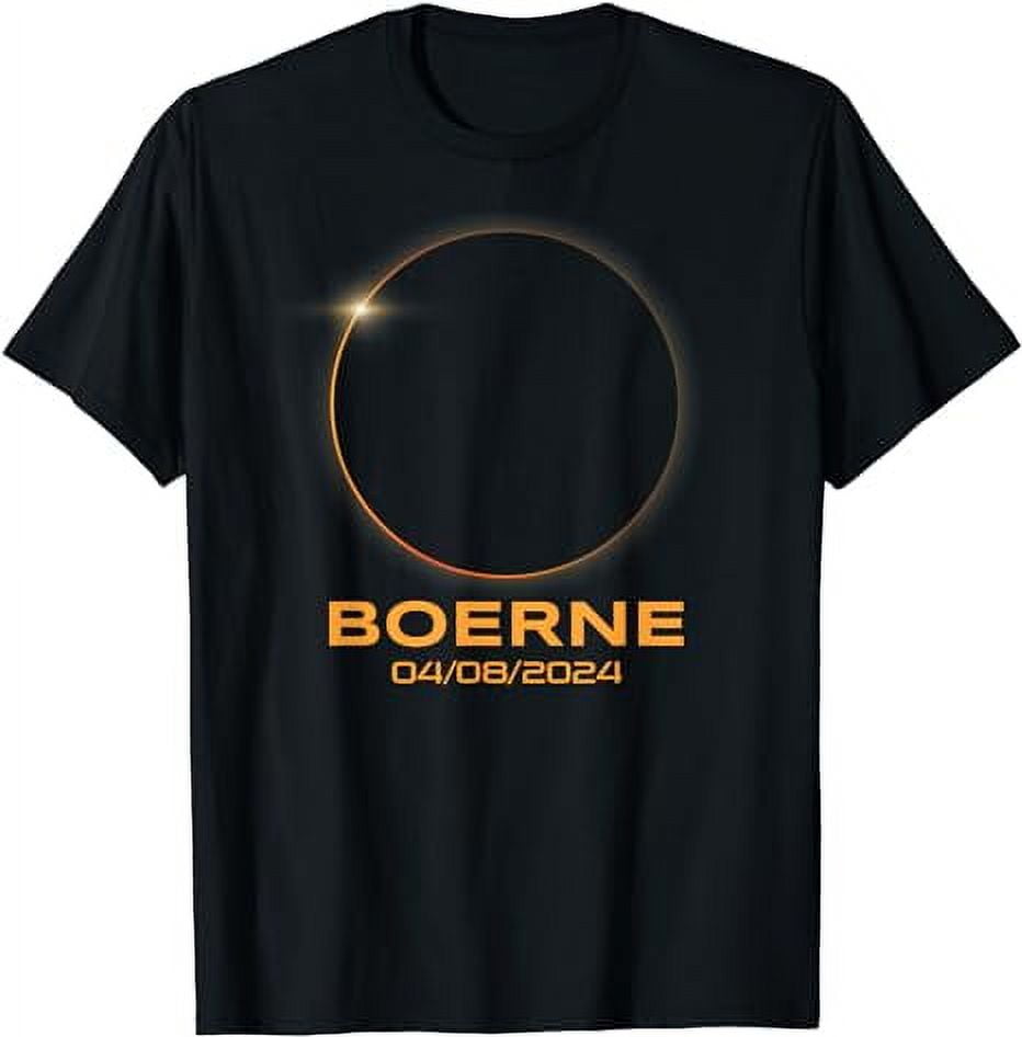 Total Solar Eclipse 2024 Boerne Texas Path Of Totality TShirt