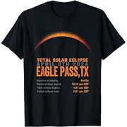 SYMNBLH Total Solar Eclipse 2024 Eagle Pass Texas Path Of Totality T-Shirt
