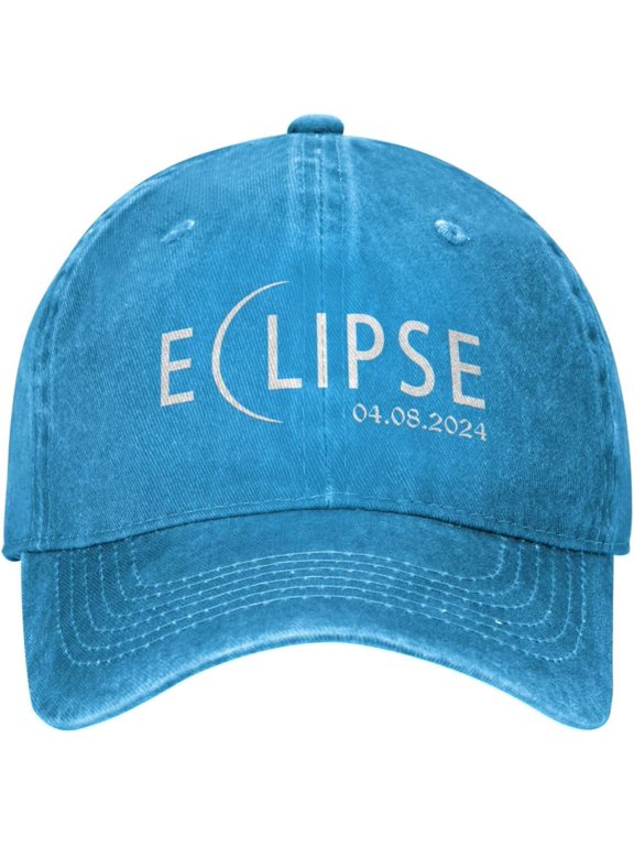 Total Solar Eclipse 2024 Hats for Women Baseball Cap Total Solar Eclipse 2024 Hat for Women's Fitted Golf Caps