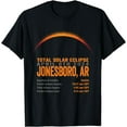 Total Solar Eclipse 2024 Jonesboro Arkansas Path Of Totality T Shirt