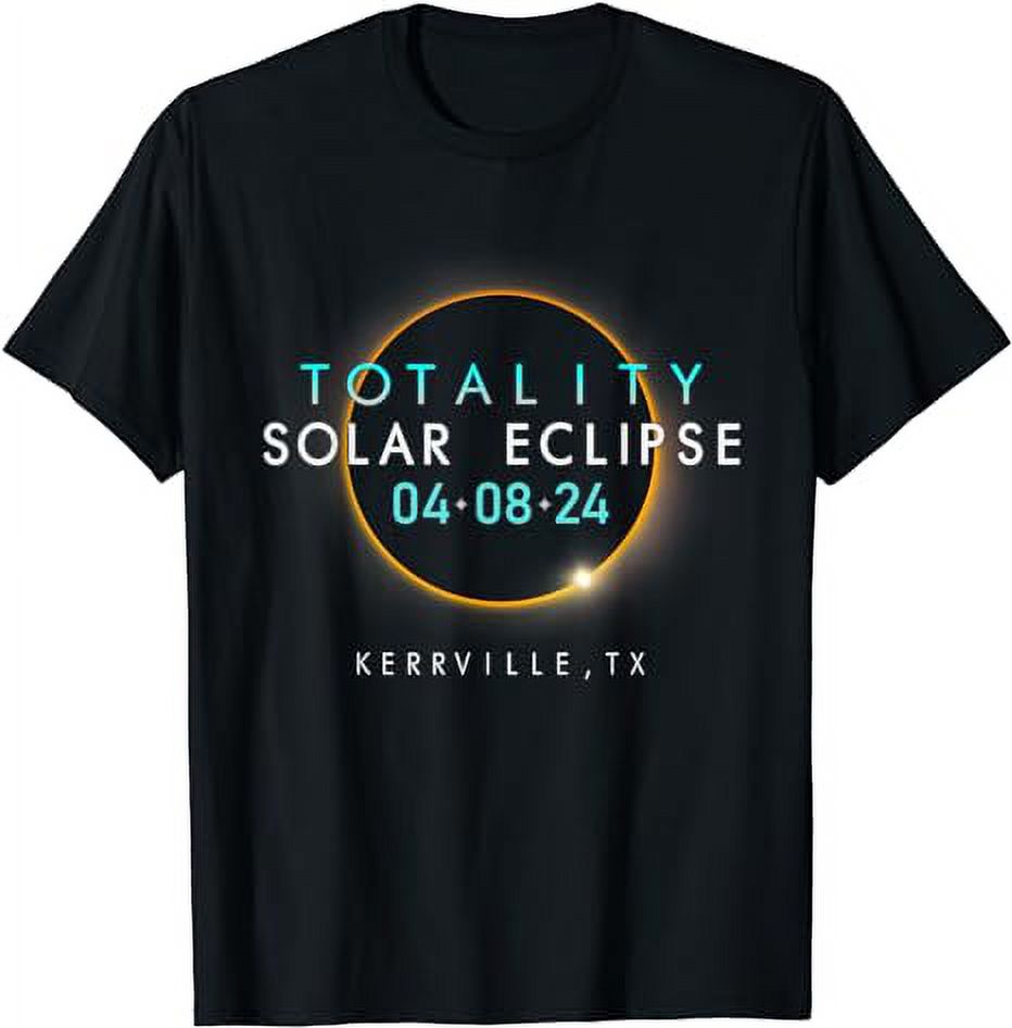 Total Solar Eclipse 2024 Kerrville Texas Totality Eclipse T-Shirt