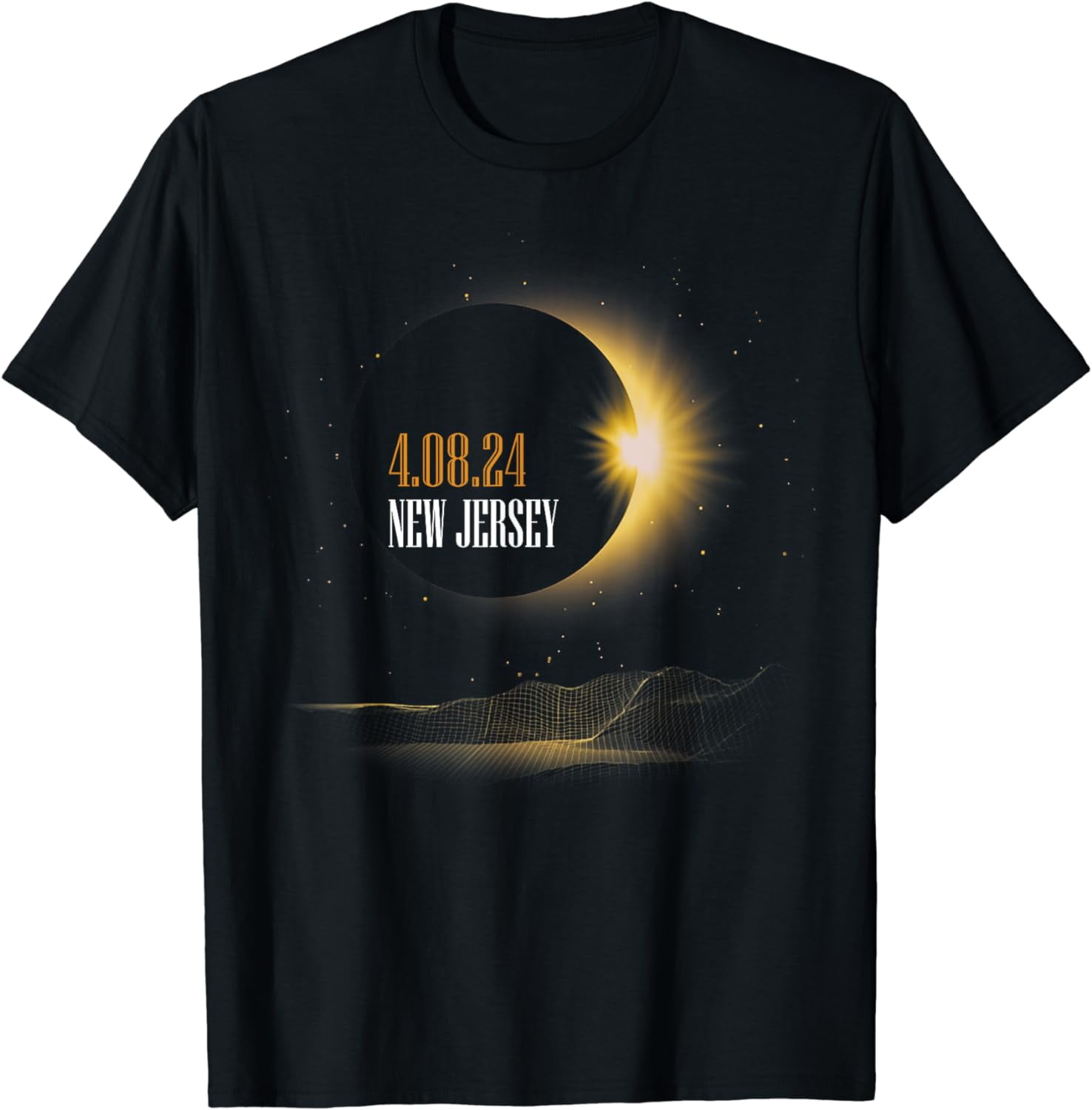 Total Solar Eclipse 2024 New Jersey Totality Spring 4.08.24 TShirt