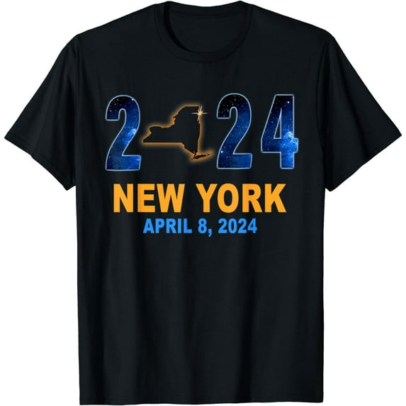 Total Solar Eclipse 2024 New York April 8, 2024 T-Shirt
