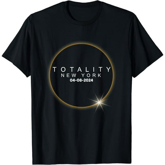 Total Solar Eclipse 2024 New York USA Totality April 8, 2024 T-Shirt