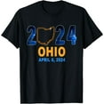 thumbnail image 1 of Total Solar Eclipse 2024 Ohio April 8, 2024 T-Shirt, 1 of 3