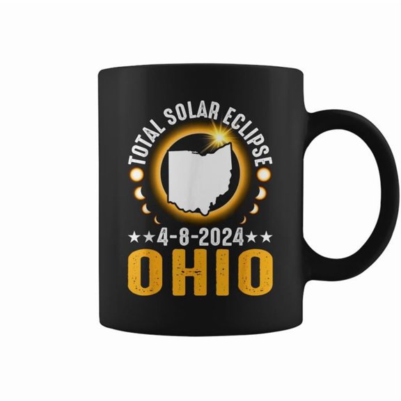 Total Solar Eclipse 2024 Ohio April 8 America Totality Coffee Mugs