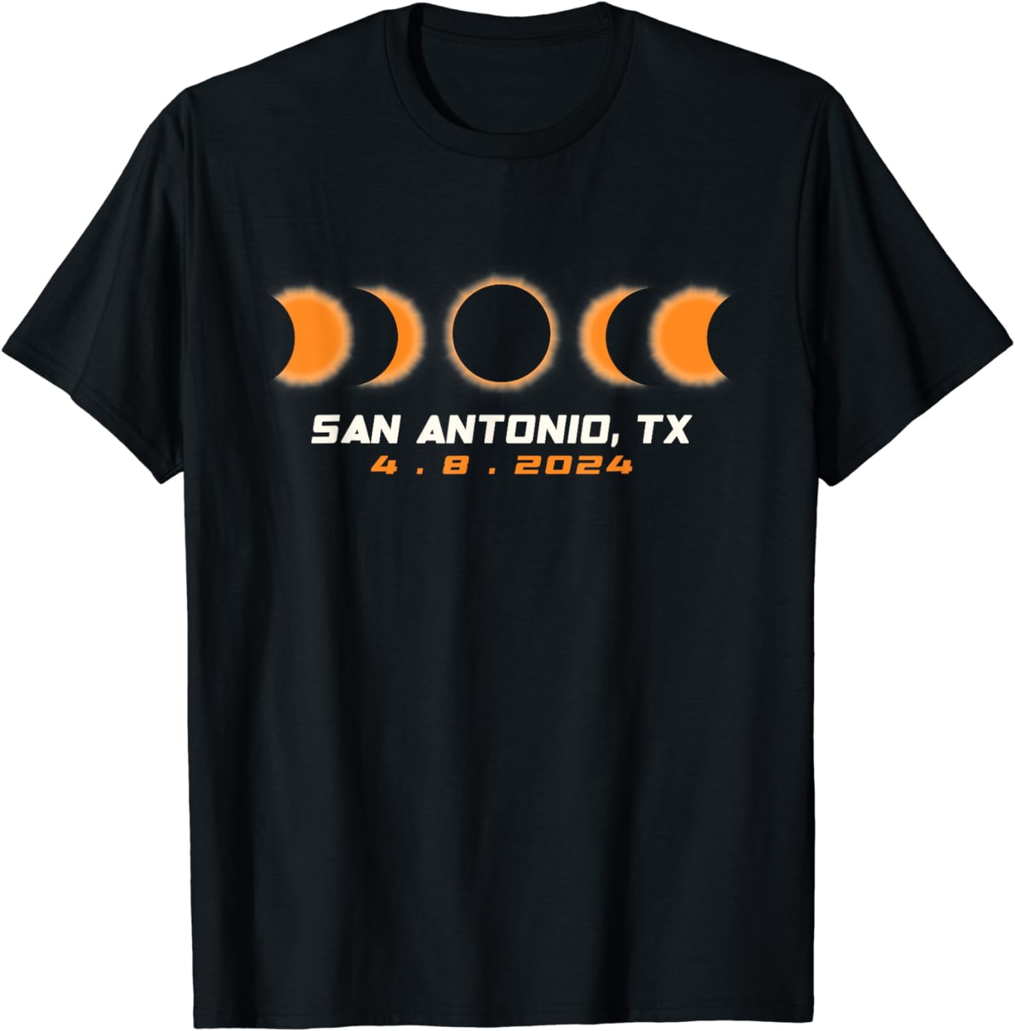 Total Solar Eclipse 2024 San Antonio Texas April 8 2024 TShirt