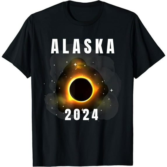 Total Solar Eclipse 2024 Shirt Alaska Eclipse 2024 T-Shirt