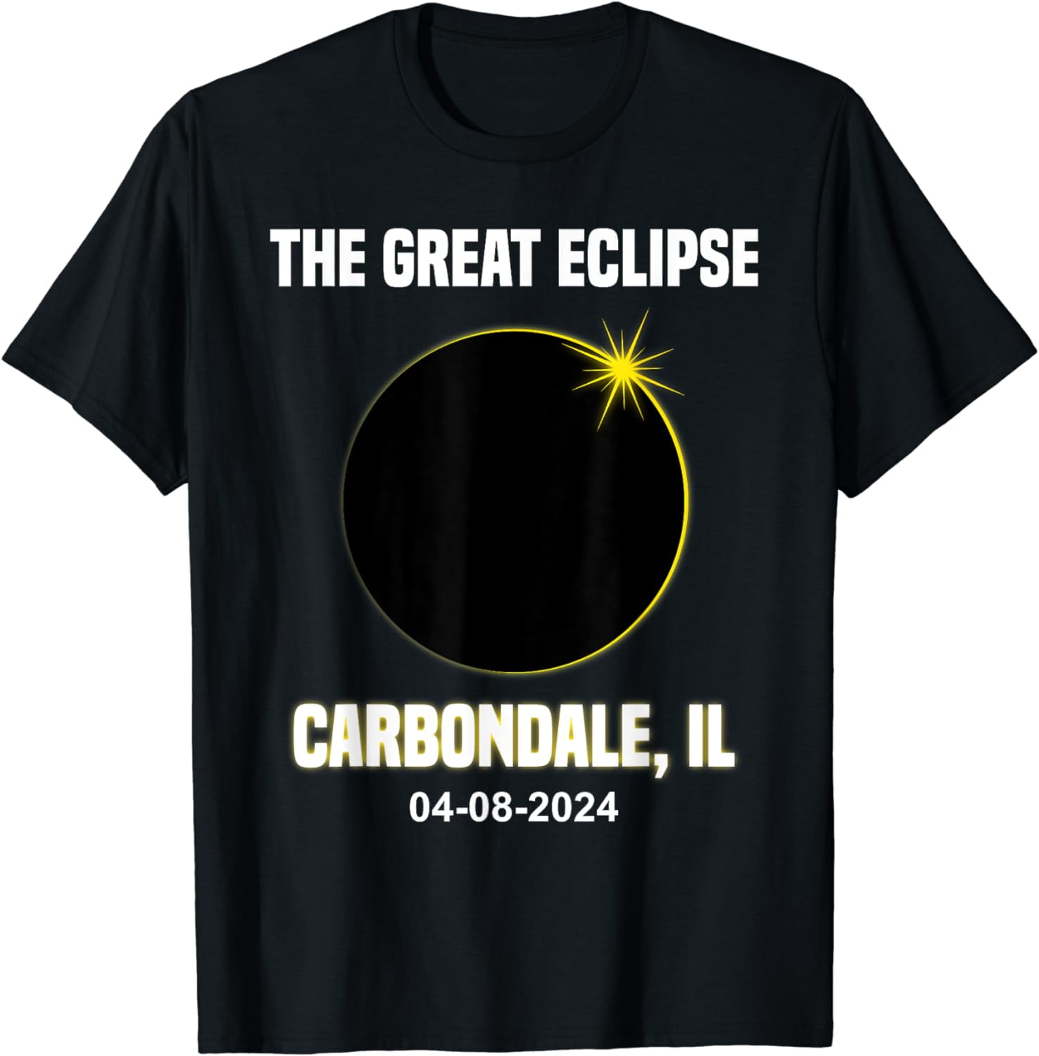 Total Solar Eclipse 2024 Shirt Carbondale Illinois Eclipse TShirt