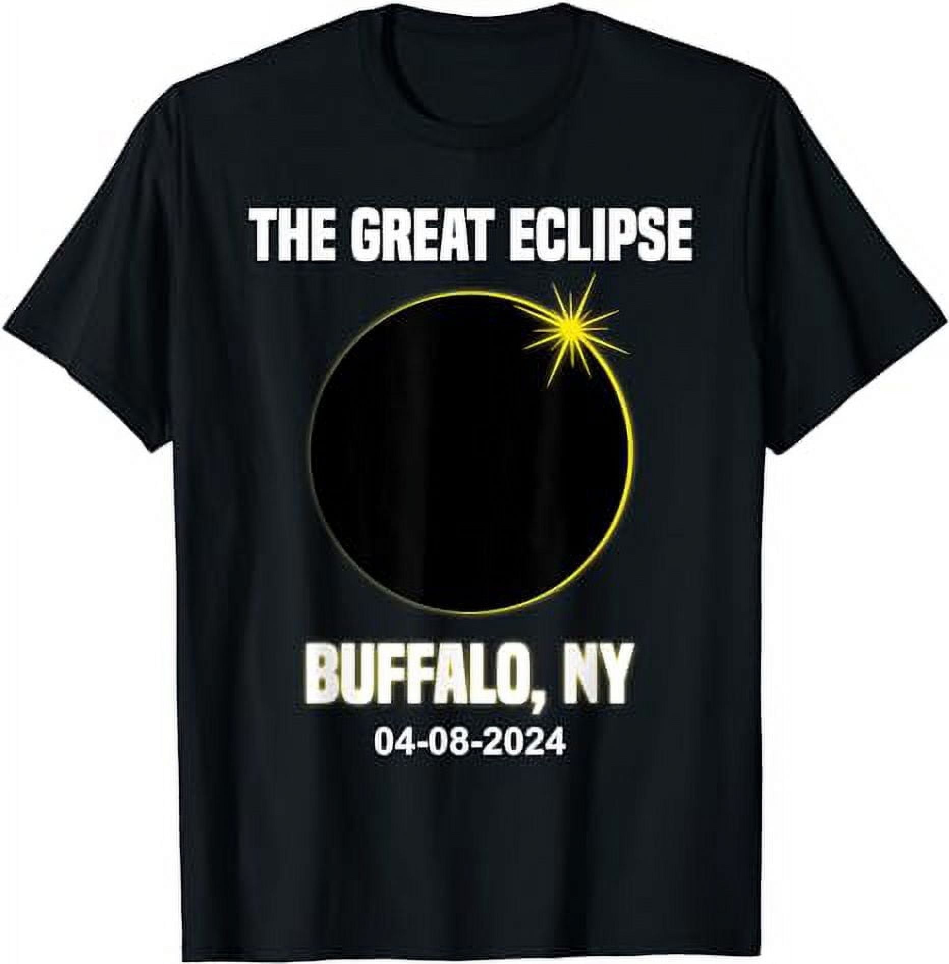 Total Solar Eclipse 2024 Shirt City Buffalo New York Eclipse T-Shirt ...