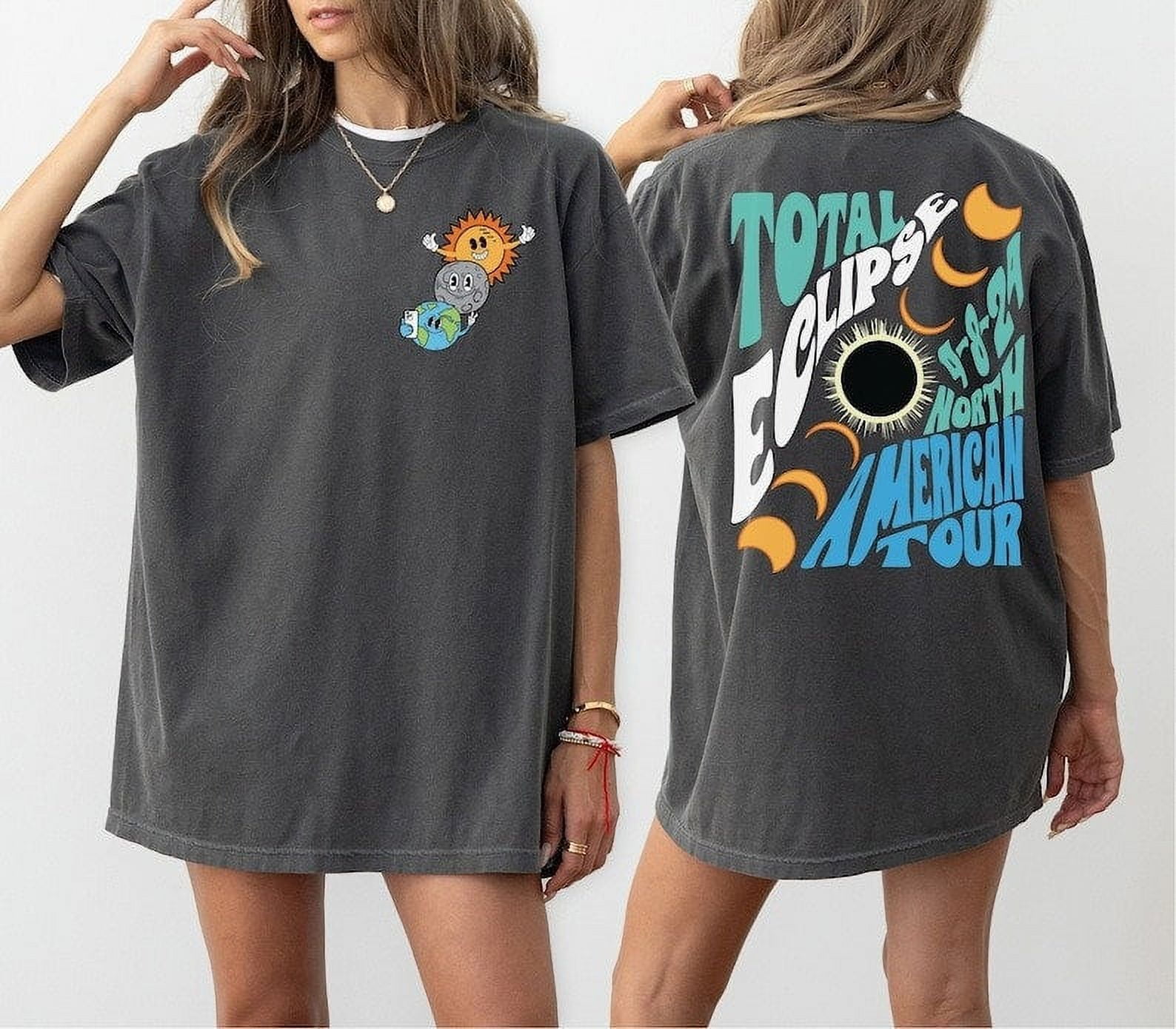 Total Solar Eclipse 2024 Shirt, DoubleSided Comfort Colors® Shirt