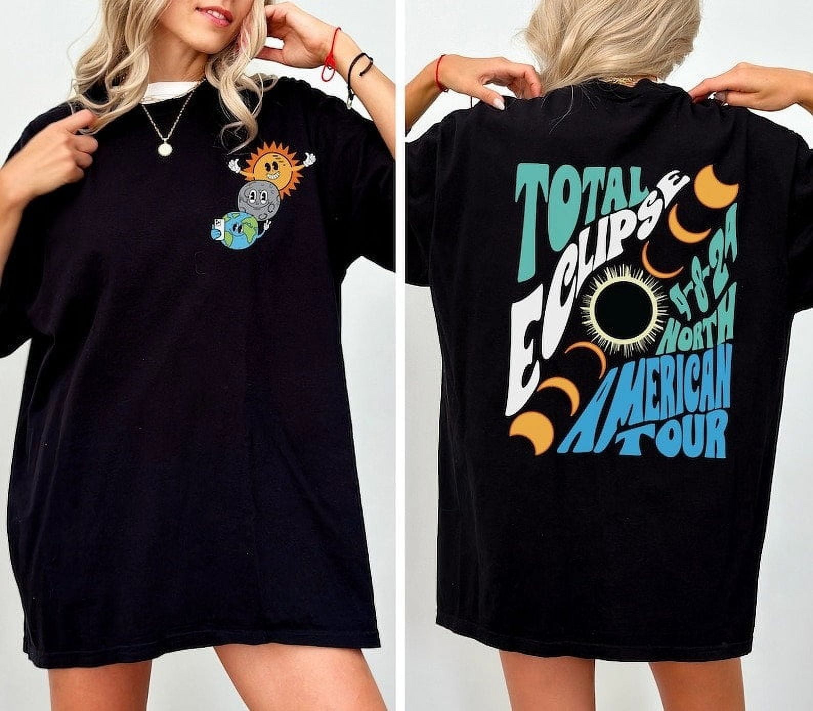 Total Solar Eclipse 2024 Shirt, DoubleSided Comfort Colors® Shirt