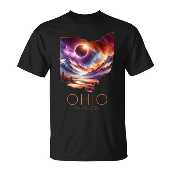 Total Solar Eclipse 2024 State Ohio Totality April 8 2024 TShirt