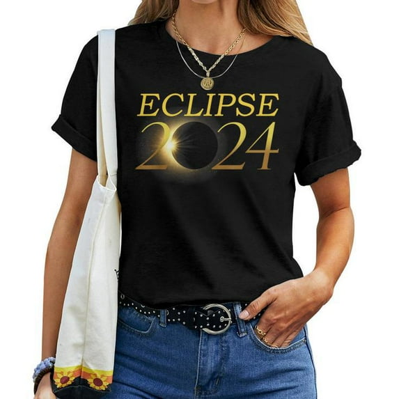 Total Solar Eclipse 2024 T-Shirt, Celestial Event April 8 Astronomy Graphic Tee, Space Lover Eclipse Viewing Party Shirt, Path of Totality Souvenir Gift Top For