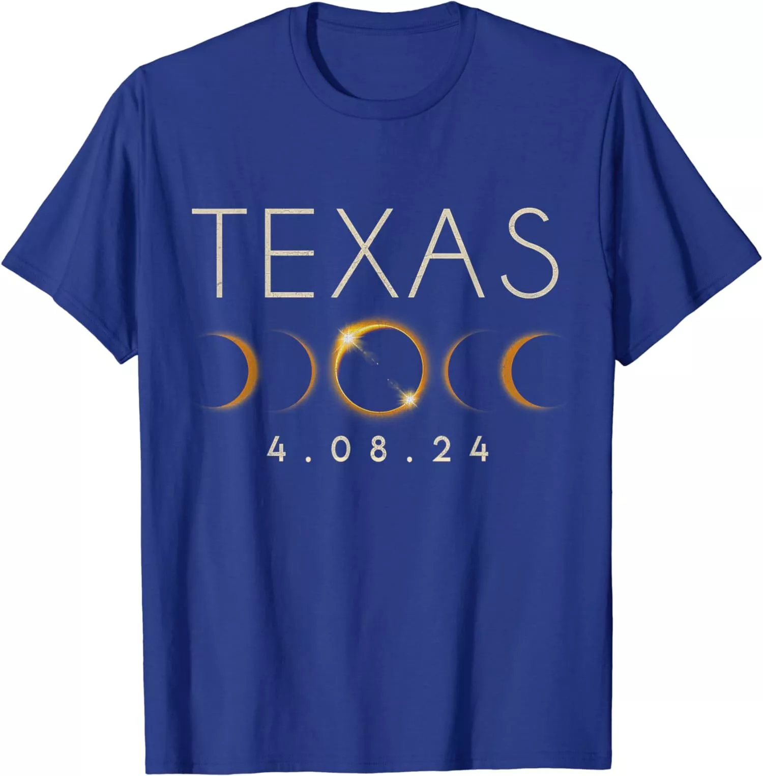 Total Solar Eclipse 2024 Texas State Special Design Unisex TShirt